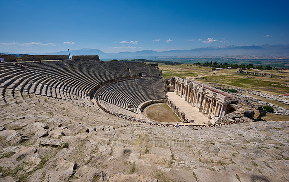famous theater of Hierapolis, Pamukkale Archeological Site