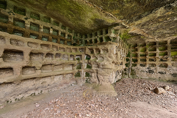 Etruscan tomb for urns called columbarium