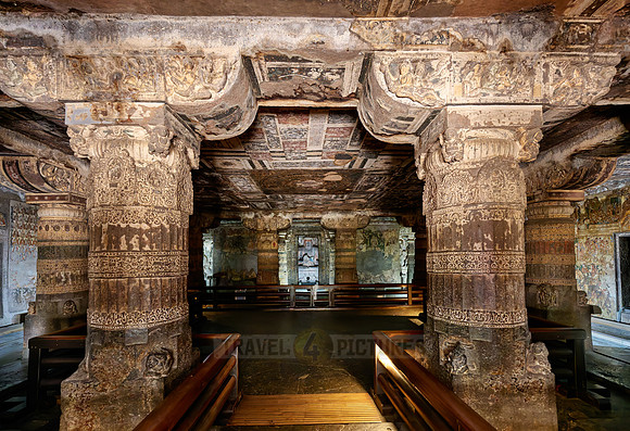 Ajanta caves, cave 2, Aurangabad
