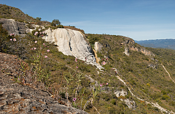 petrified waterfall