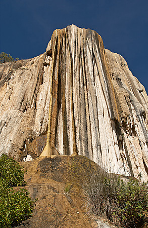 petrified waterfall