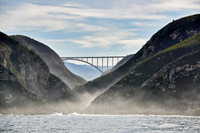 Bloukrans Bridge from seaside