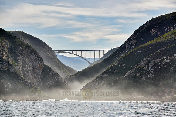 Bloukrans Bridge from seaside