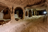 cave dwellings in Keslik Monastery
