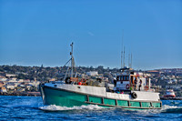 fishing vessel running out for fishing