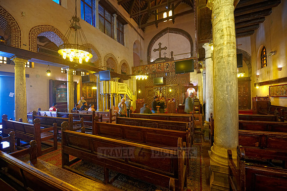 interior shot of Church of St Barbara