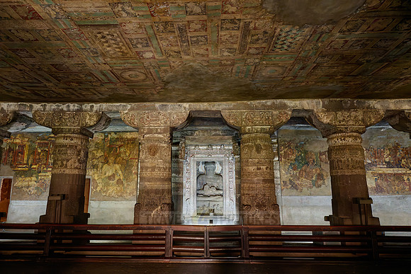 Ajanta caves, cave 1, Aurangabad