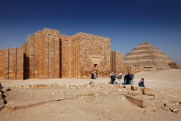 entrance into Mastaba of Djoser