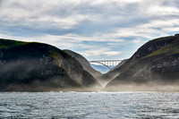 Bloukrans Bridge from seaside