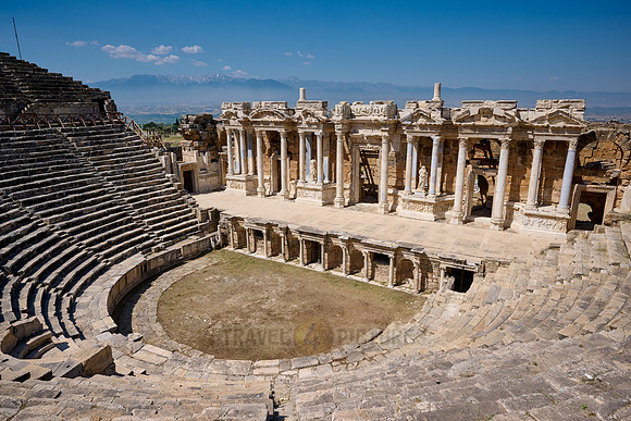 famous theater of Hierapolis, Pamukkale Archeological Site
