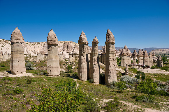 landscape of love valley near Göreme