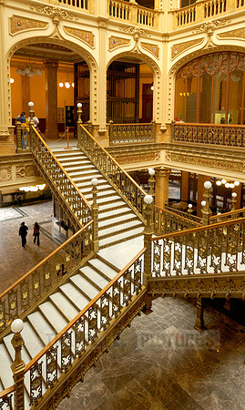 interior view of magnificent postal office