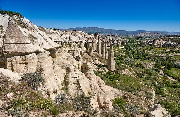 landscape of love valley near Göreme