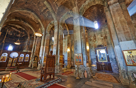 interior shot Bolnisi Sioni Cathedral