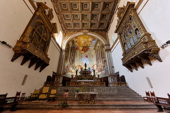 interior shot of Santa Maria della Scala of Siena