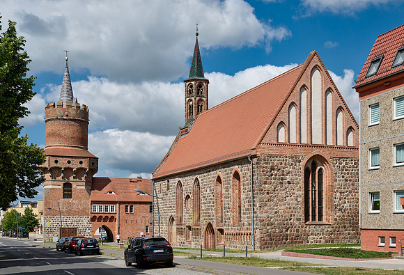 Middle Gate Tower and Heilig Geist chapel of Prenzlau