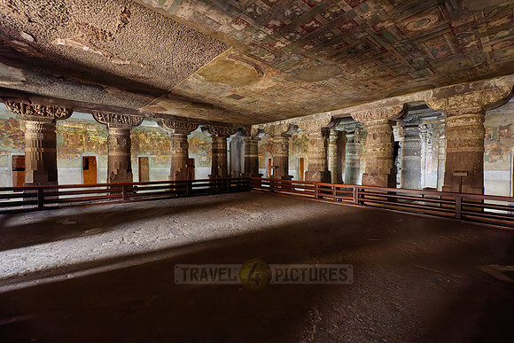 Ajanta caves, cave 1, Aurangabad
