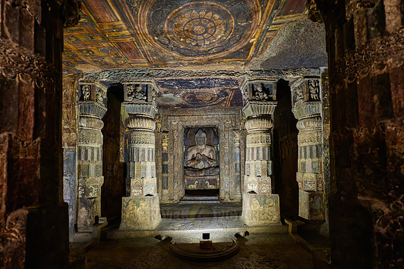 Ajanta caves, cave 17, Aurangabad