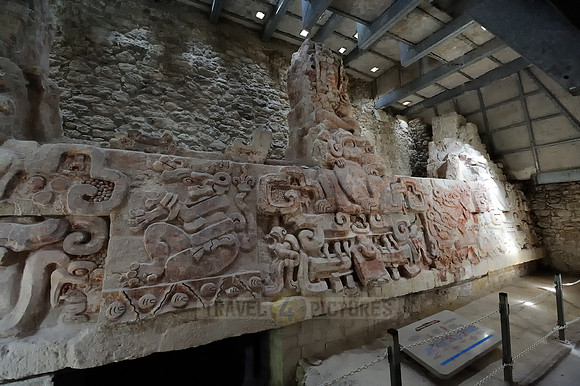 frieze inside of pyramid