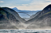 Bloukrans Bridge from seaside