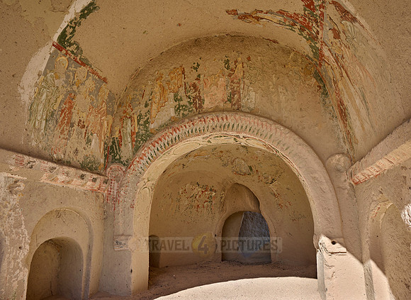unknown cave churchl in landscape of Rose Valley