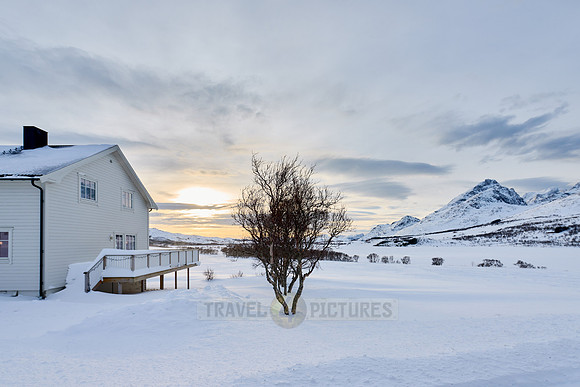 winter landscape of Vestvågøy