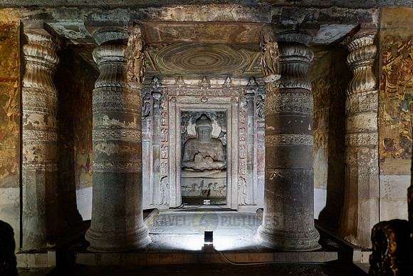 Ajanta caves, cave 1, Aurangabad