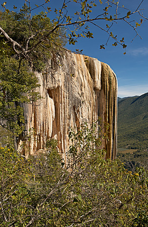 petrified waterfall