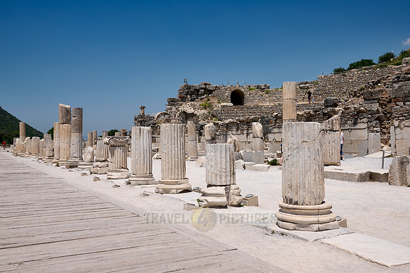 collonnaded street at upper Agora, Ephesus