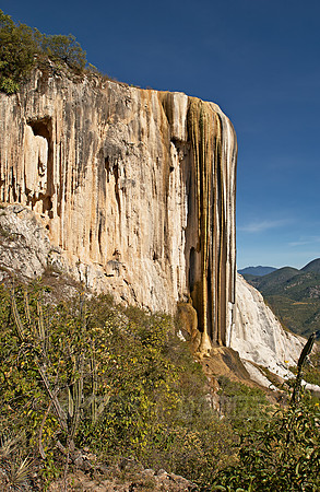 petrified waterfall
