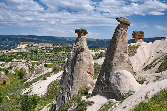 erosion formation of the Three Beauties