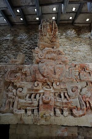 frieze inside of pyramid
