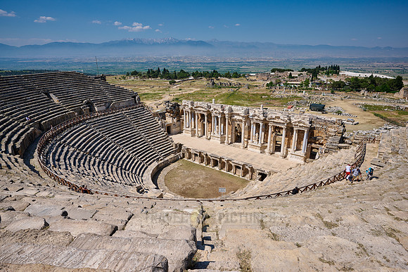 famous theater of Hierapolis, Pamukkale Archeological Site