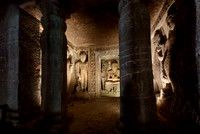 Ajanta caves, cave 4, Aurangabad