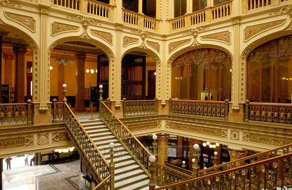 interior view of magnificent postal office