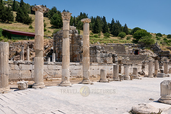 collonnaded street at upper Agora, Ephesus