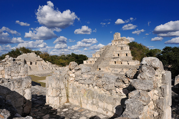 pyramids of Mayasite Edzna