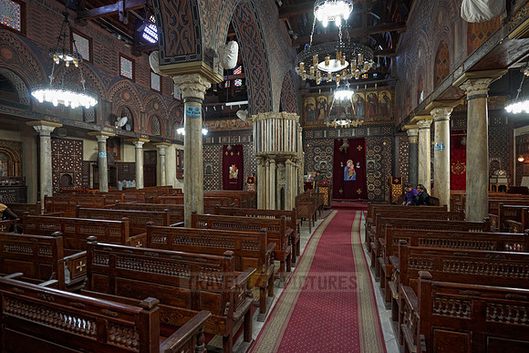 interior shot of The Hanging Church
