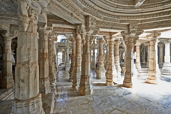 stone carved columns