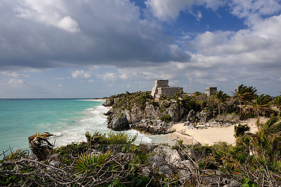 The seaside view of El Castillo
