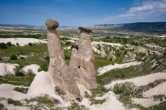 erosion formation of the Three Beauties