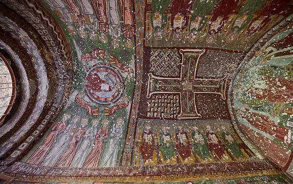 frescos inside Kokar church