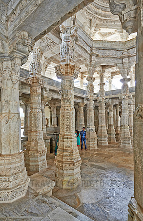 stone carved columns