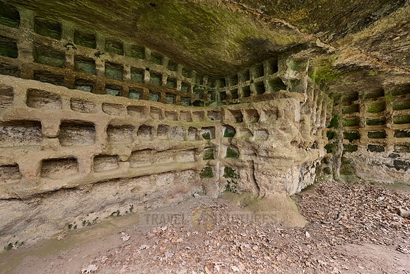 Etruscan tomb for urns called columbarium
