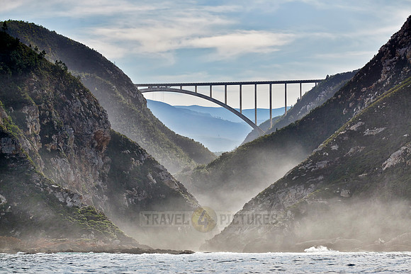 Bloukrans Bridge from seaside