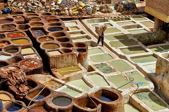 Chouwara  leather tannery in Old Fez