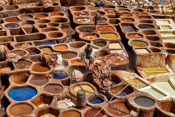 Chouwara  leather tannery in Old Fez