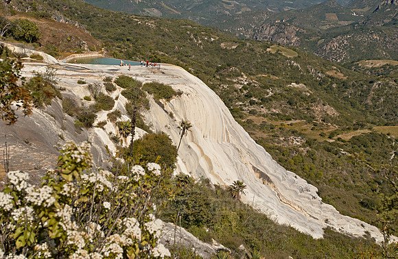 petrified waterfall