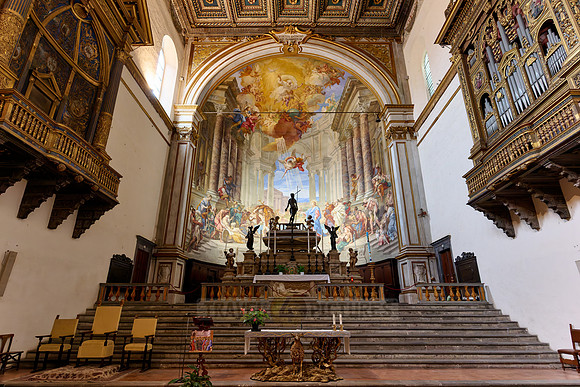 interior shot of Santa Maria della Scala of Siena
