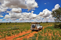 4x4 in Kgalagadi Transfrontier Park